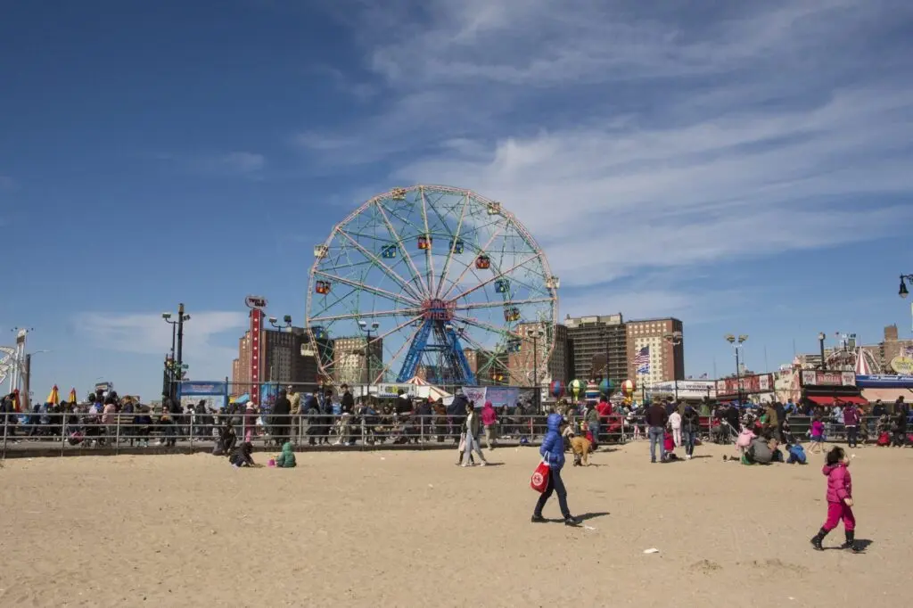 Riesenrad auf Coney Island in New York
