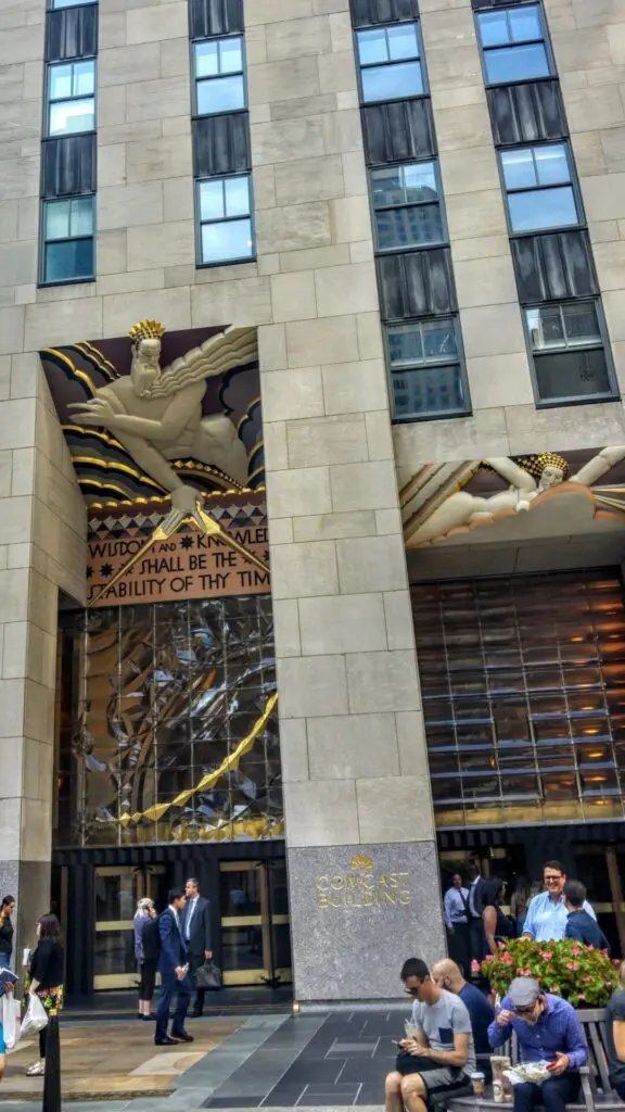 Eingang New York City Rockefeller Center