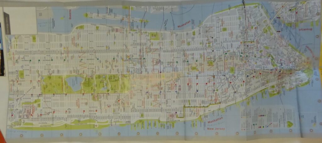New York City Stadt Plan