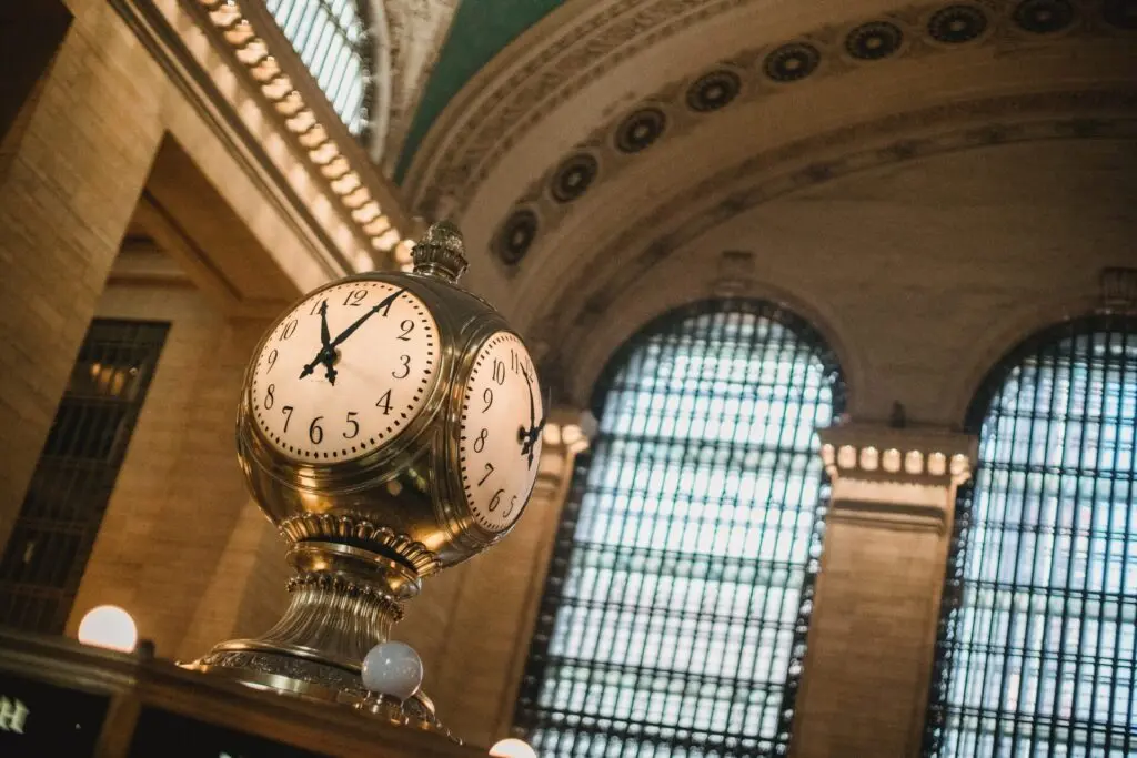 Goldene Uhr im  Grand Central Terminal in New York