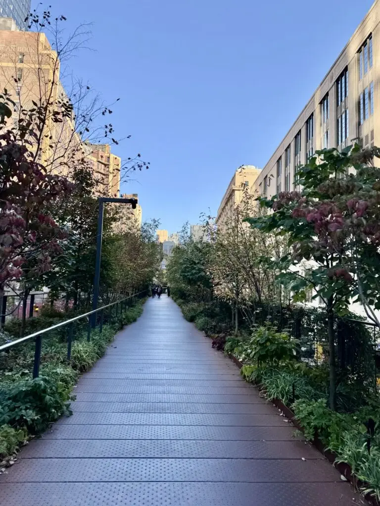 Weg auf der The High Line in New York