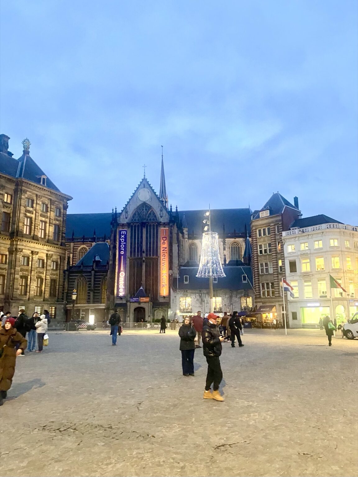 Nieuwe Kerk am Dam Platz in Amsterdam