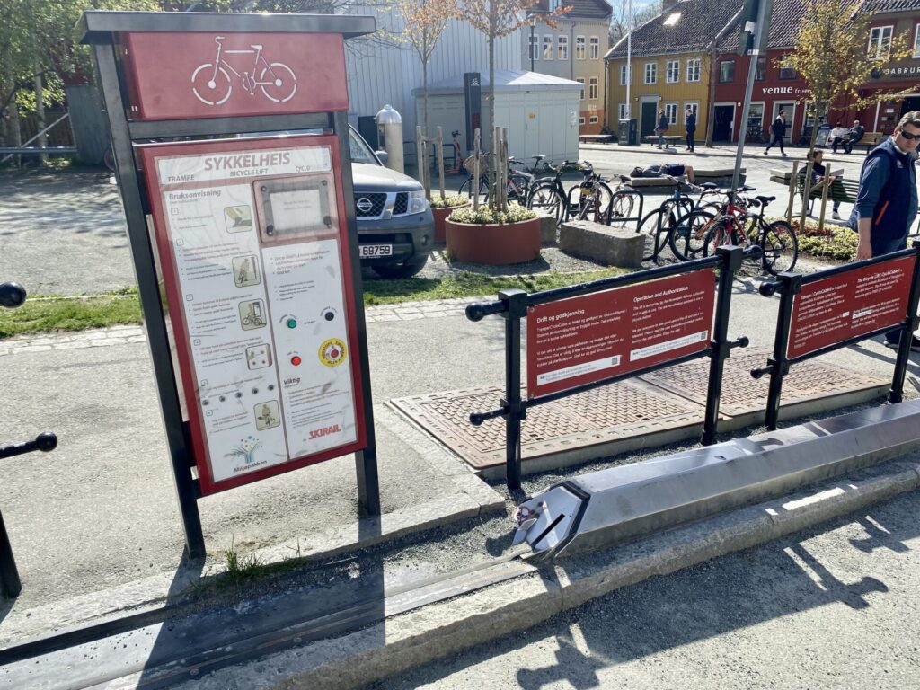 Trampe Bicycle Lift Fahrradlift Trondheim