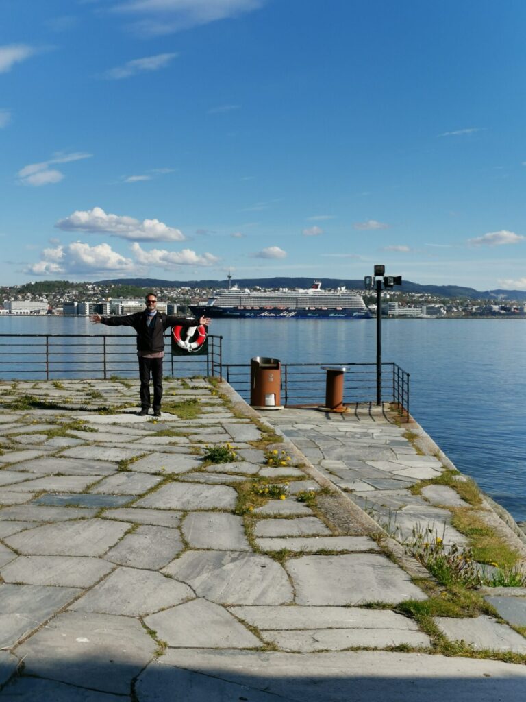 Steg auf der Insel Munkholmen in Trondheim