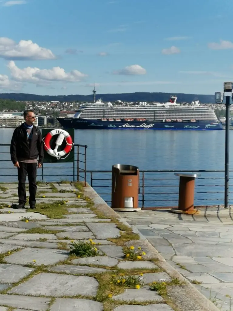 Steg auf der Insel Munkholmen in Trondheim