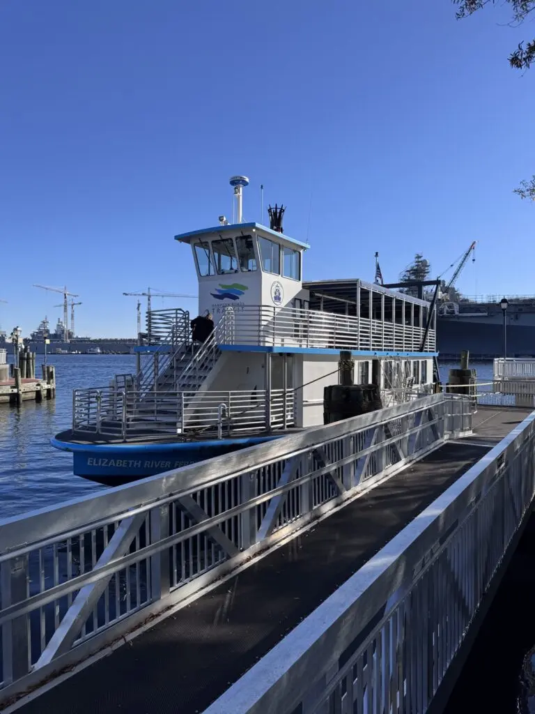 Elizabeth River Ferry in Norfolk