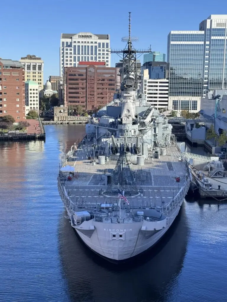 Norfolk Schlachtschiff USS Wisconsin