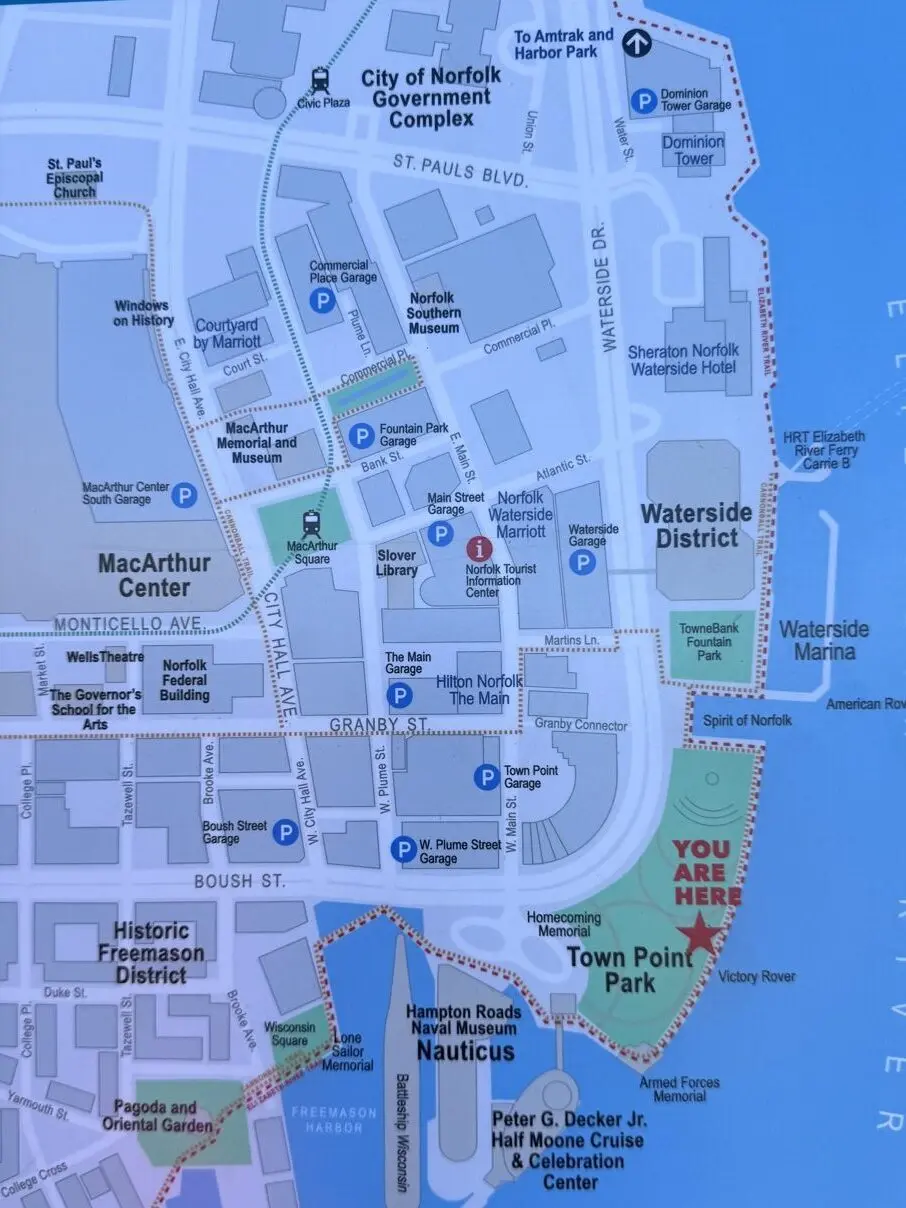 Stadtplan Norfolk