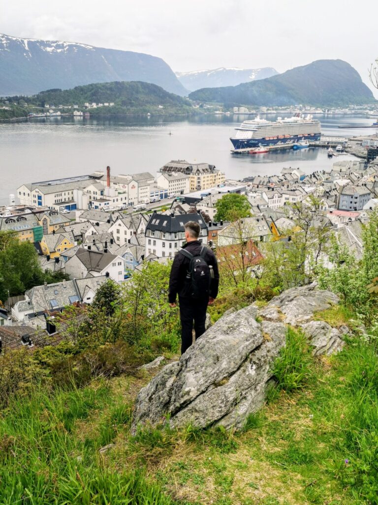 Ausblick auf Alesund vom Aksla 