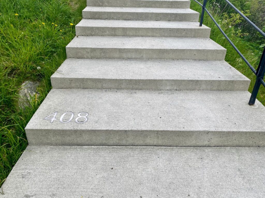 Treppe zum Aksla in Alesund