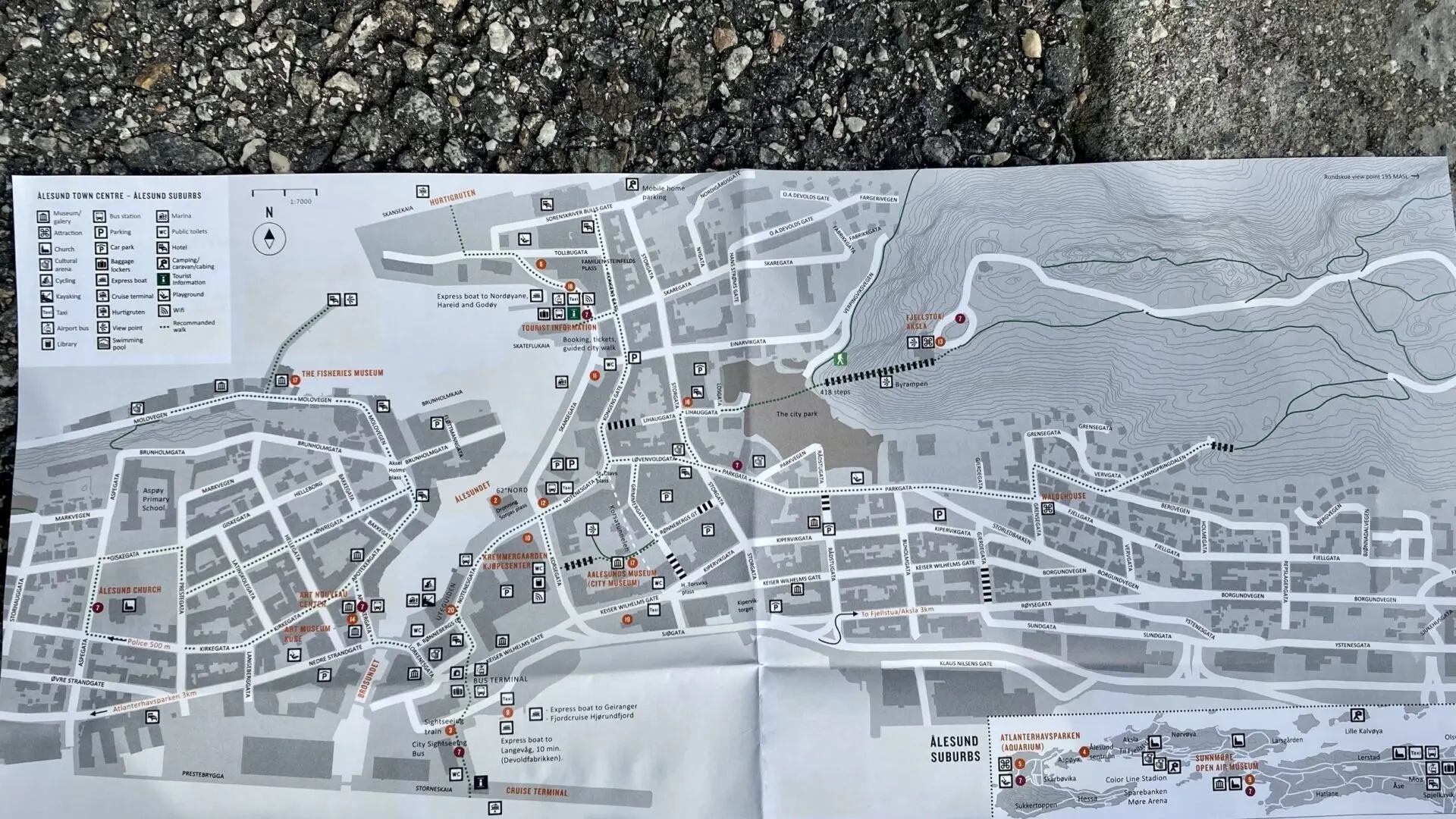 Alesund Stadtplan