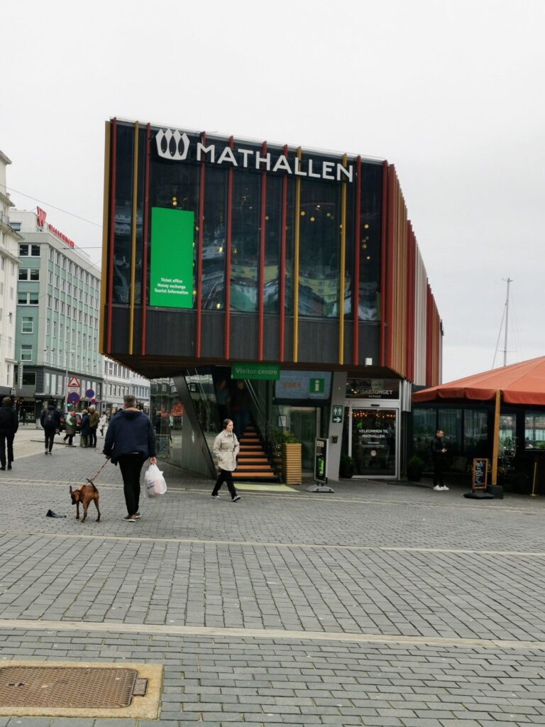 Bergen Fischhalle von außen