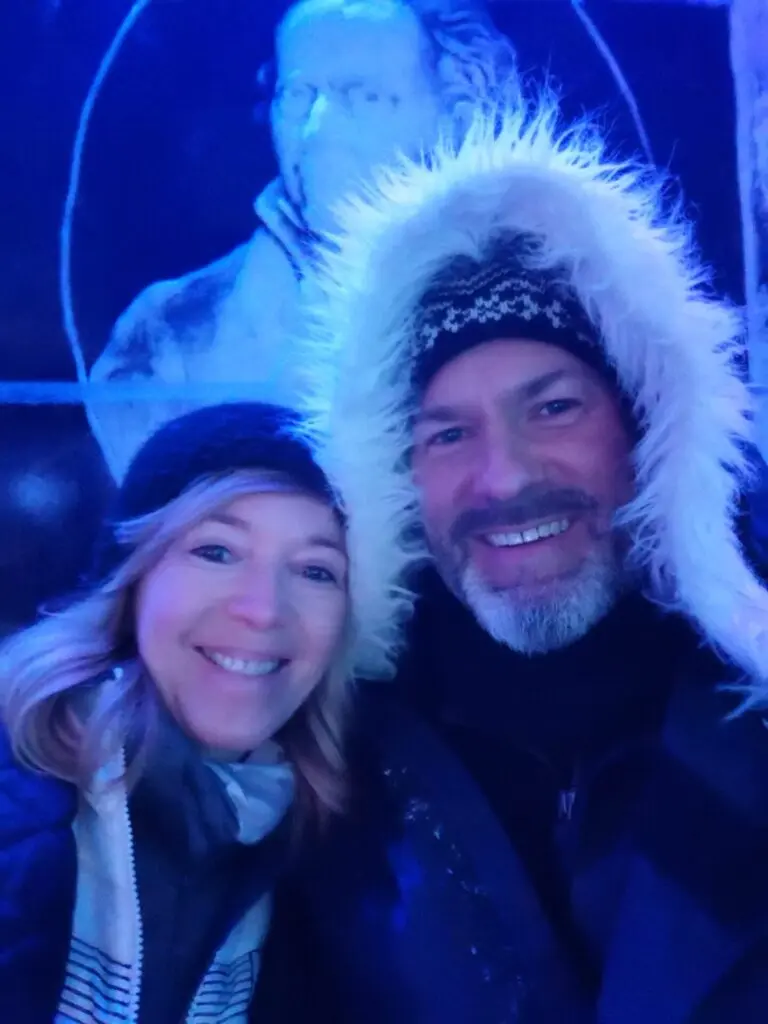 Magic Ice Bar in Bergen von innen