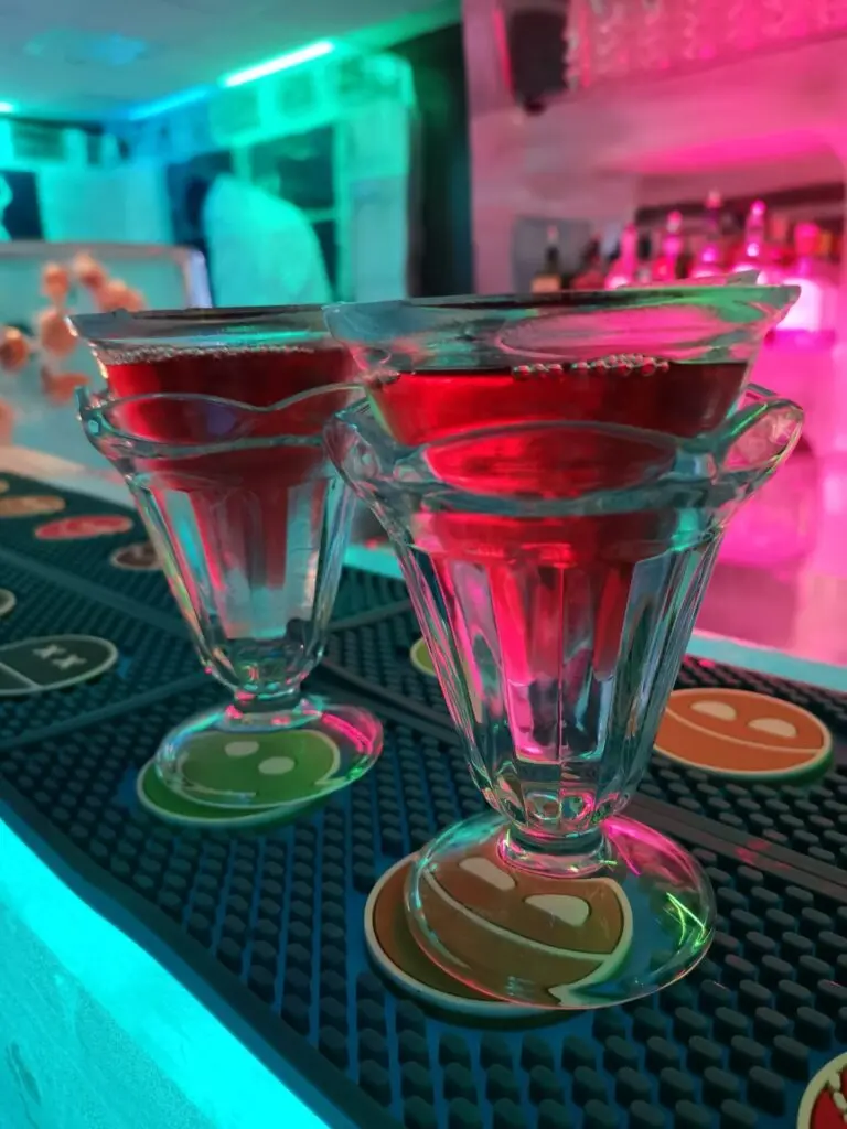 Drinks im Magic Ice Bar in Bergen 