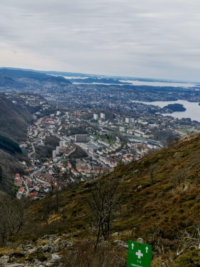 Aussicht vom Ulriken in Bergen