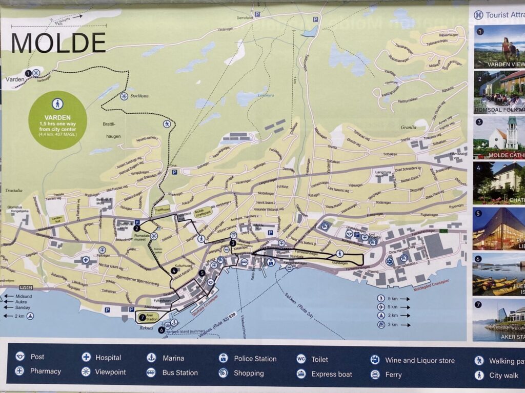 Molde Stadt Plan