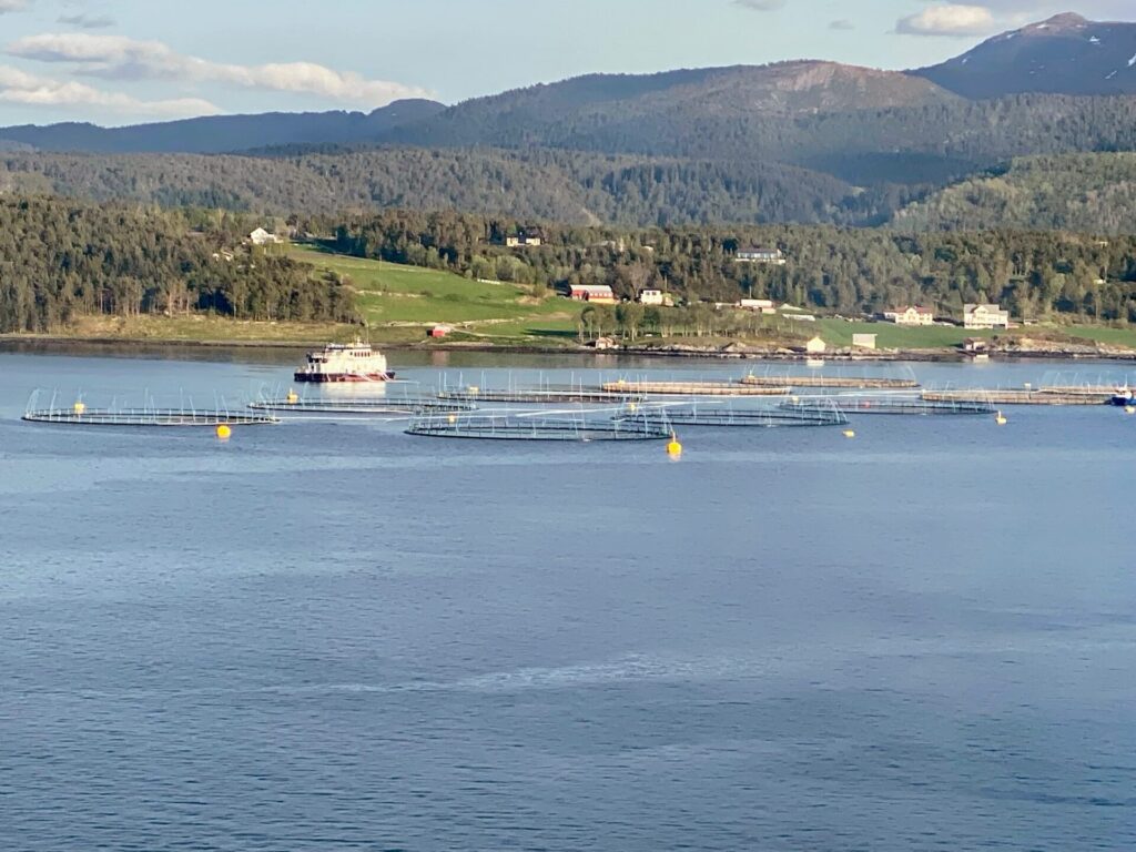 Fischfarm in Norwegen
