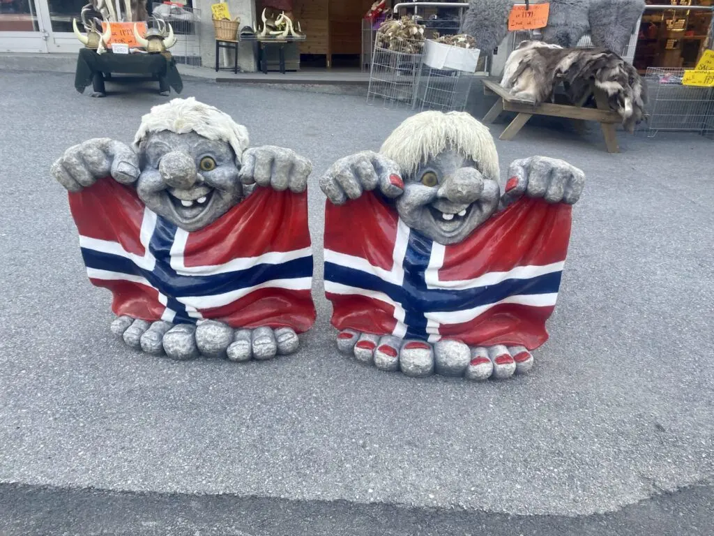 Norwegische Keramik Trolle
