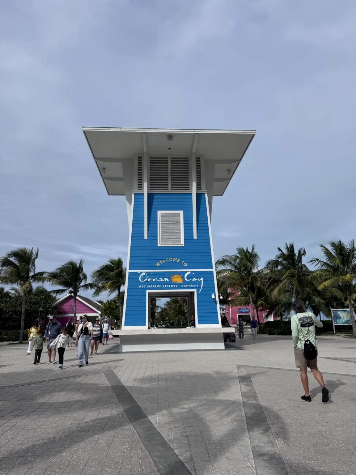 Welcome Center Ocean Cay Bahamas
