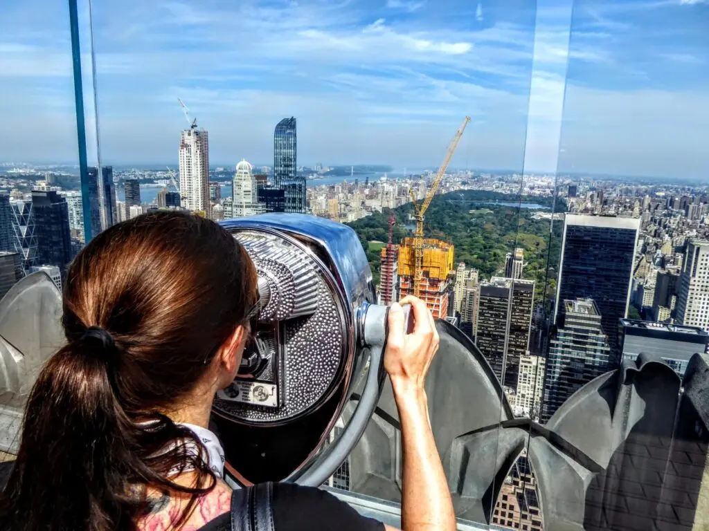 Ferngals Top of the Rock auf New York City 