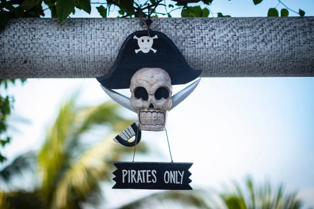 Deko Piraten-Kopf in Nassau