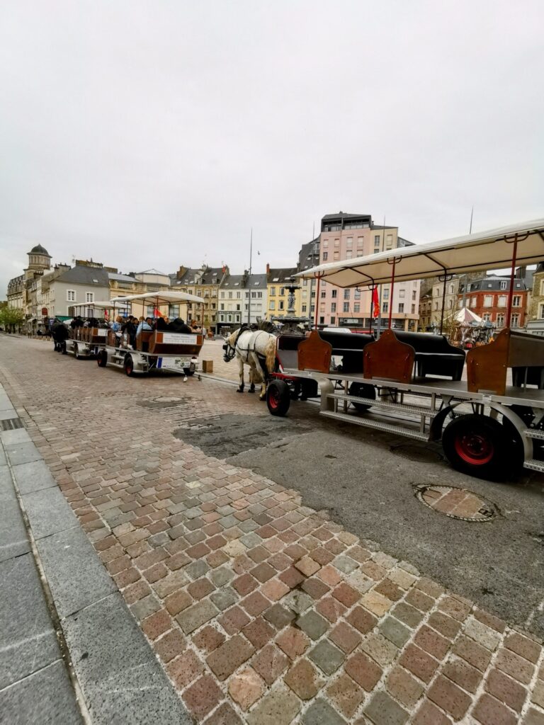 Pferdekutsche in Cherbourg