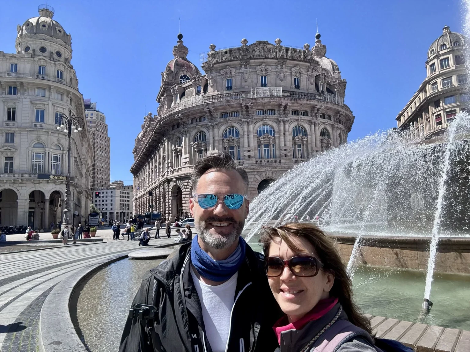 Piazza De Ferrari in Genua