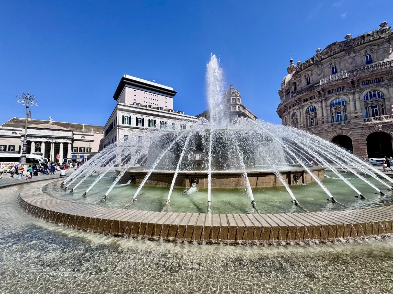 Piazza De Ferrari in Genua