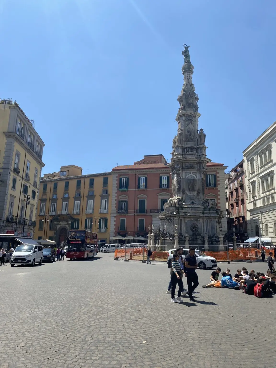 Piazza del Gesù Nuovo in Neapel