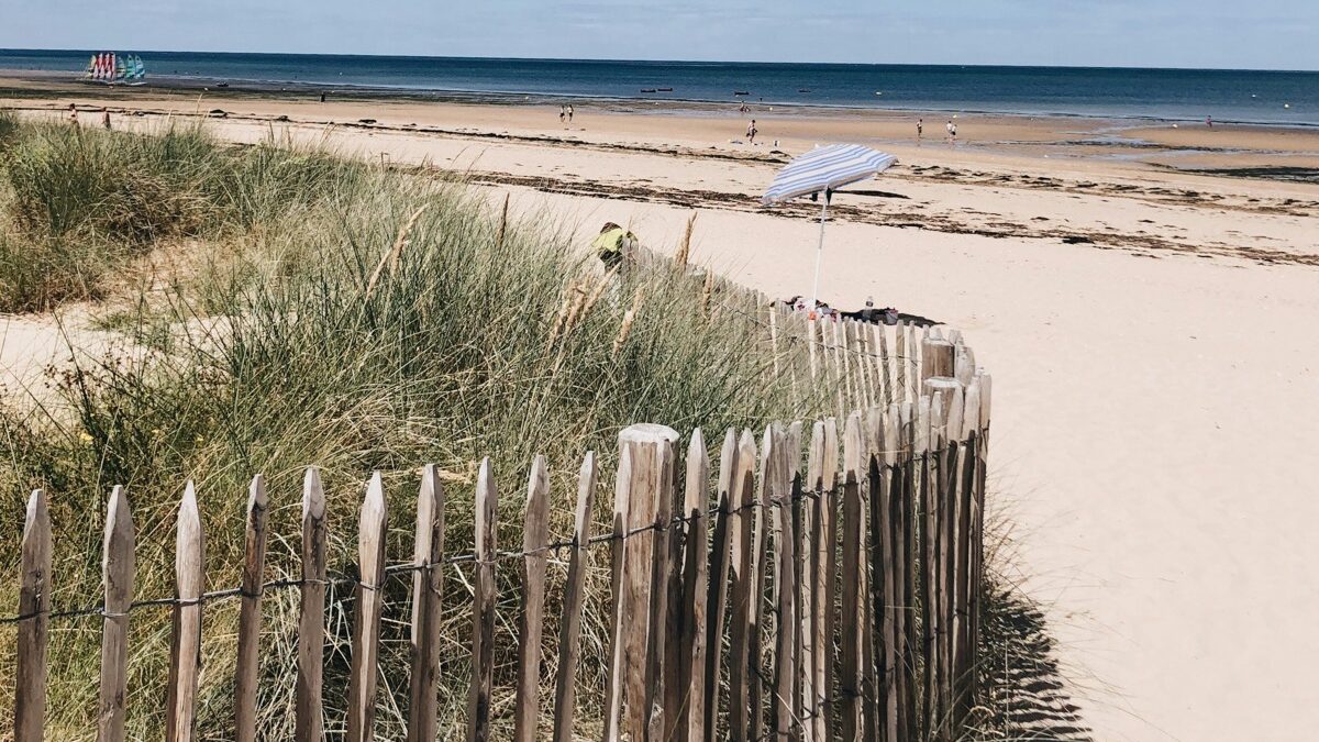 Plage d'Urville-Nacqueville in der Normandie