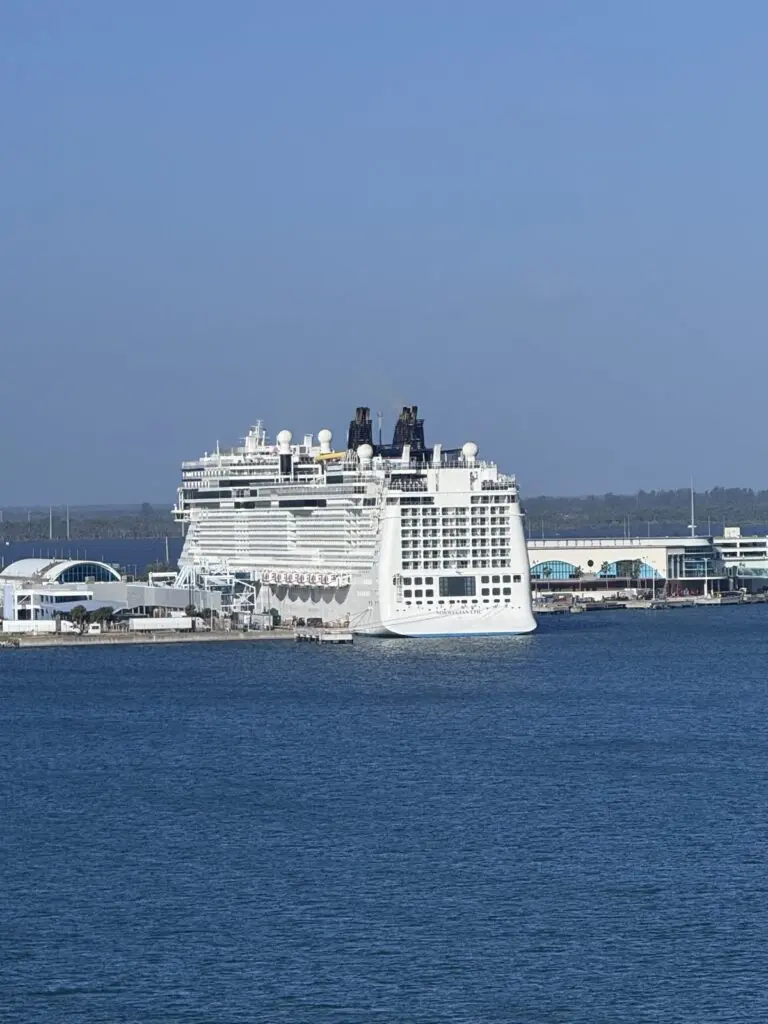 Kreuzfahrtschiff am Hafen Port Canaveral