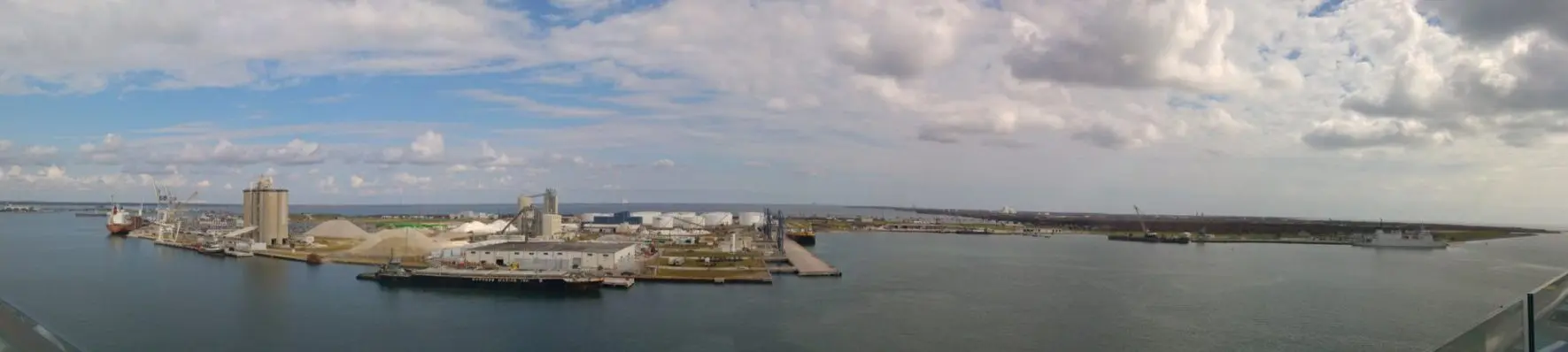 Panorama vom Hafen Port Canaveral