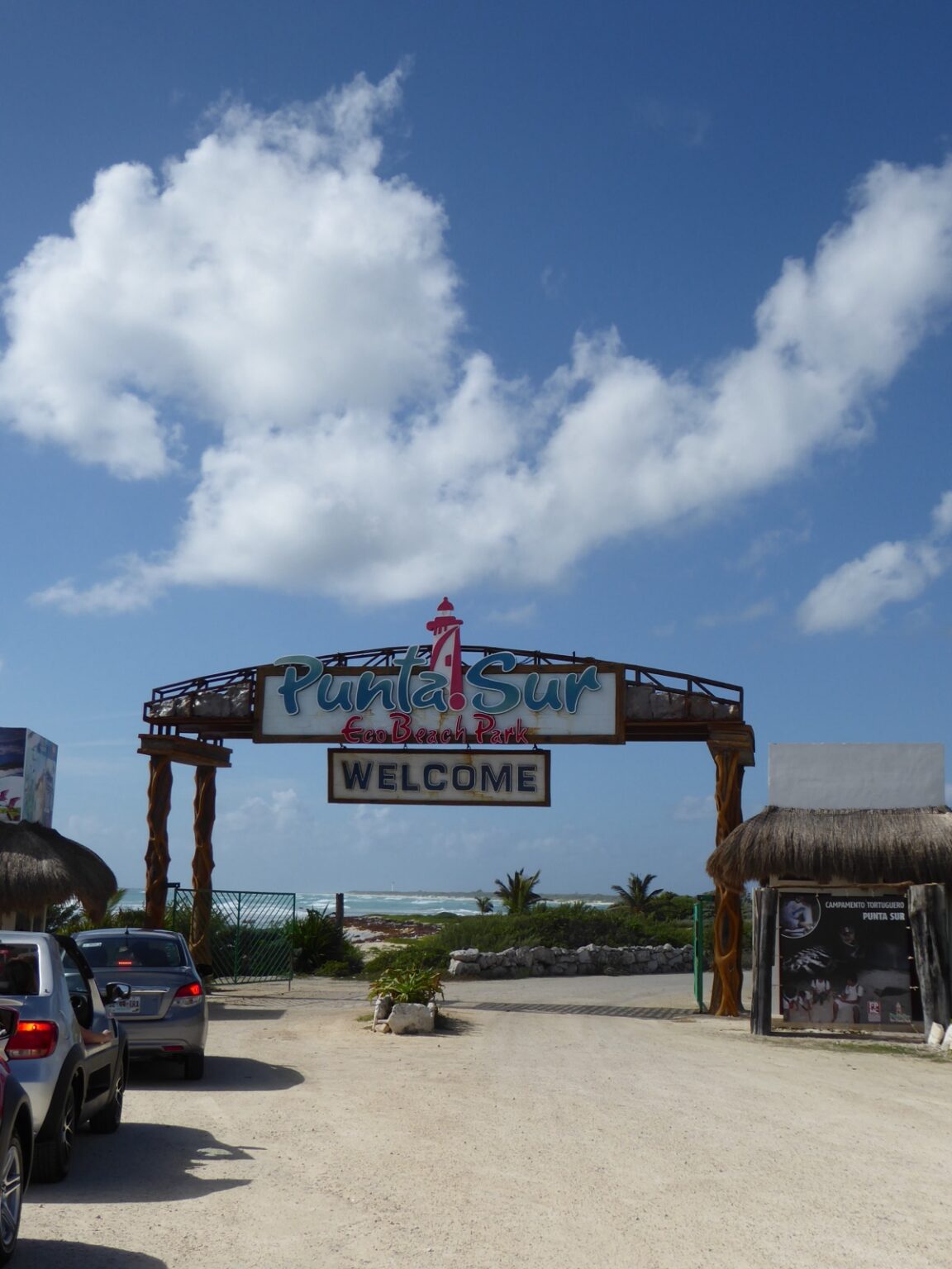 Einfahrt Punta Sur Eco Park Cozumel
