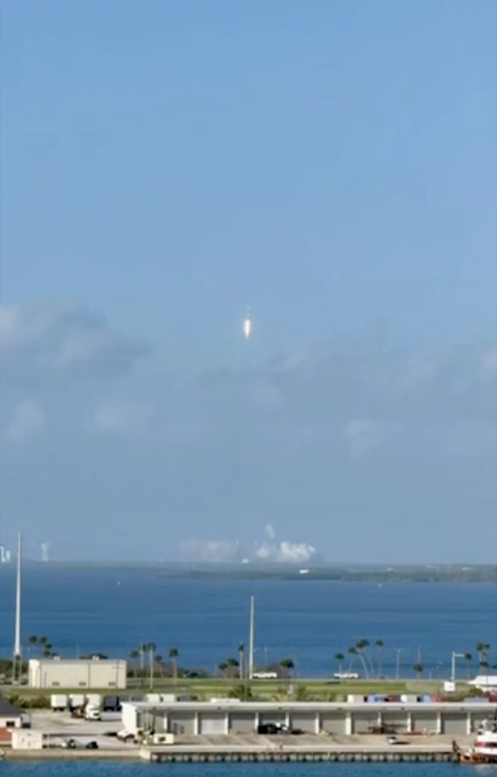 Raketenstart Falcon 9 Rakete in Florida