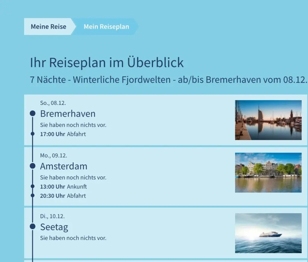 Mein Schiff App