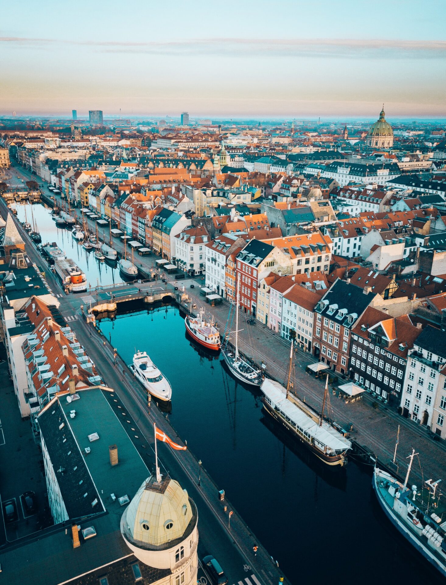 Blick auf Nyhavn in Kopenhagen