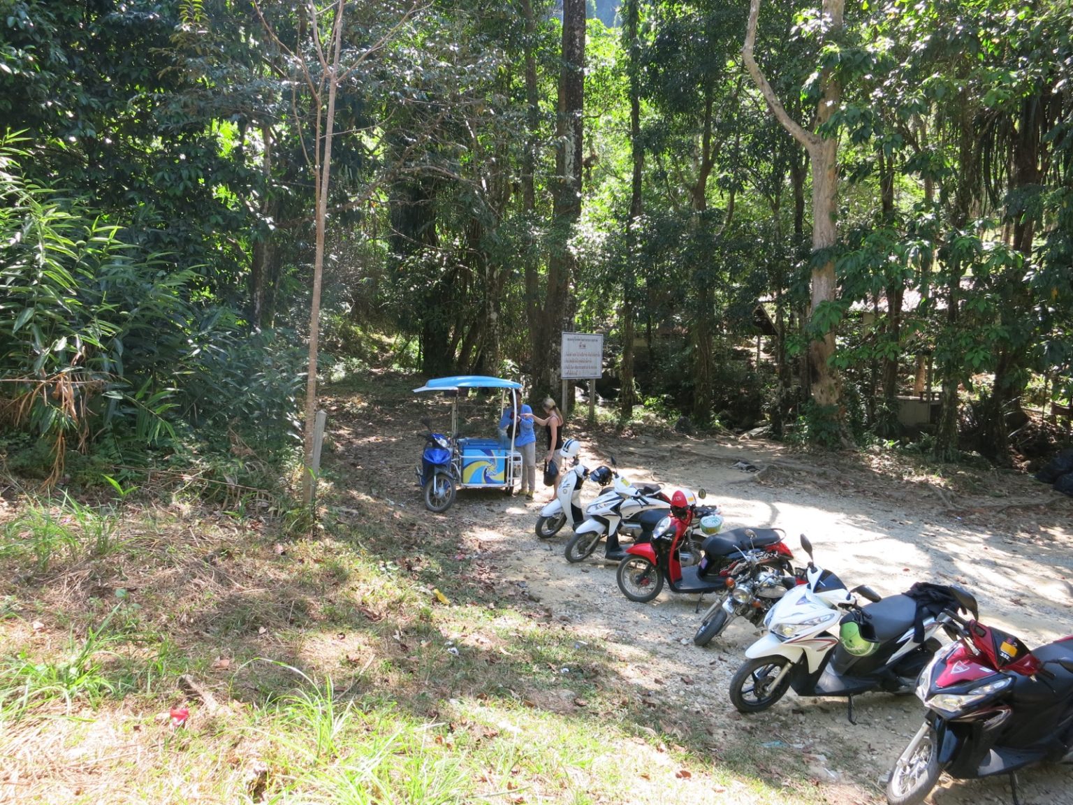 Rollerparkplatz Thailand