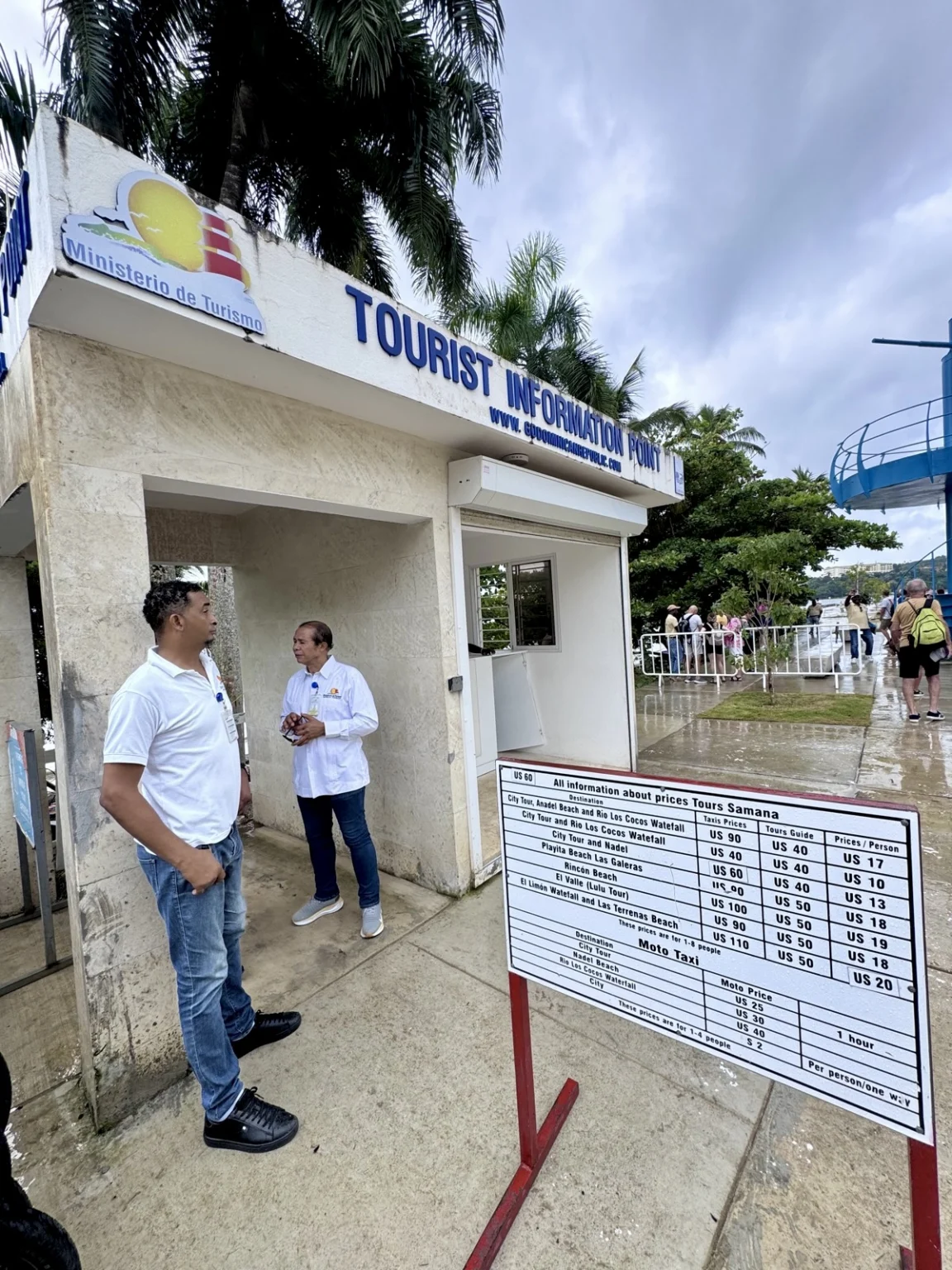 Touristeninformation auf Samana