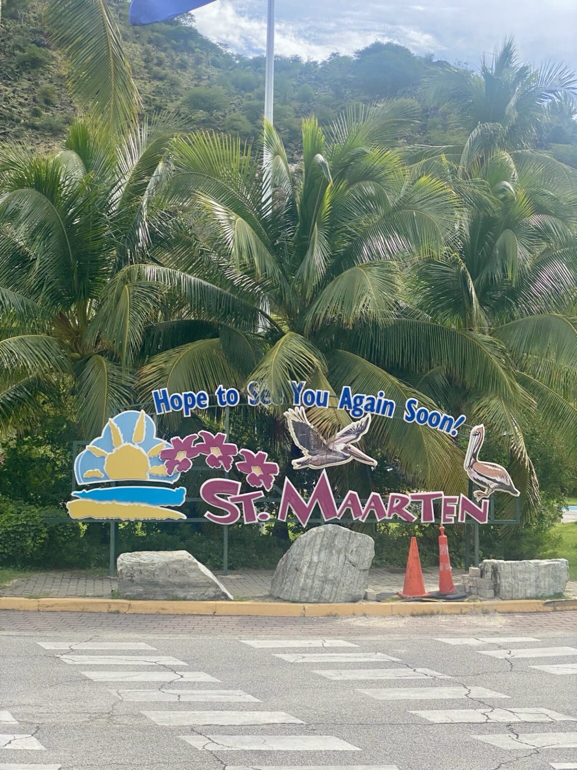 Schriftzug St. Maarten