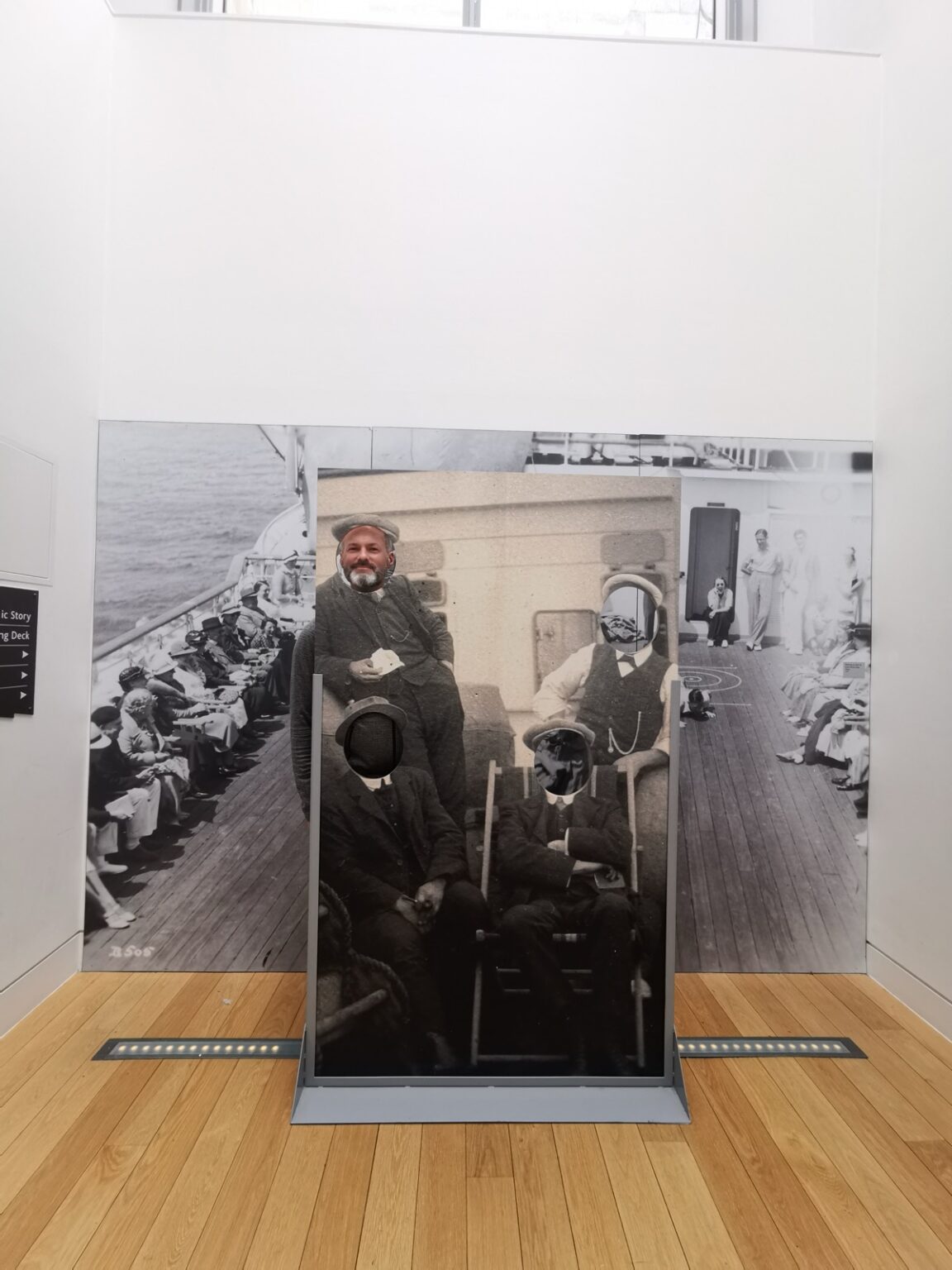 Aufsteller im  SeaCity Museum 