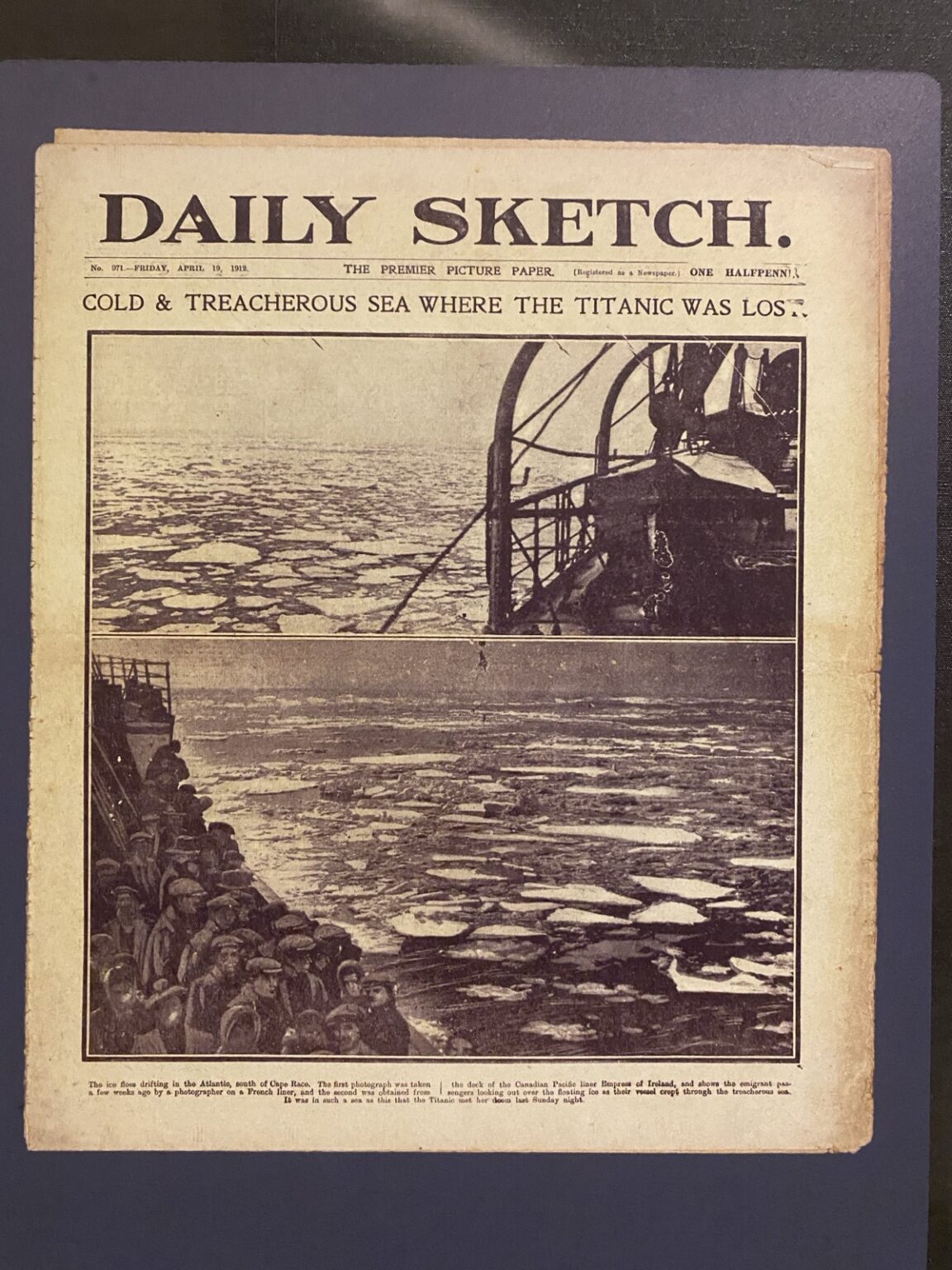 Zeitung im SeaCity Museum 