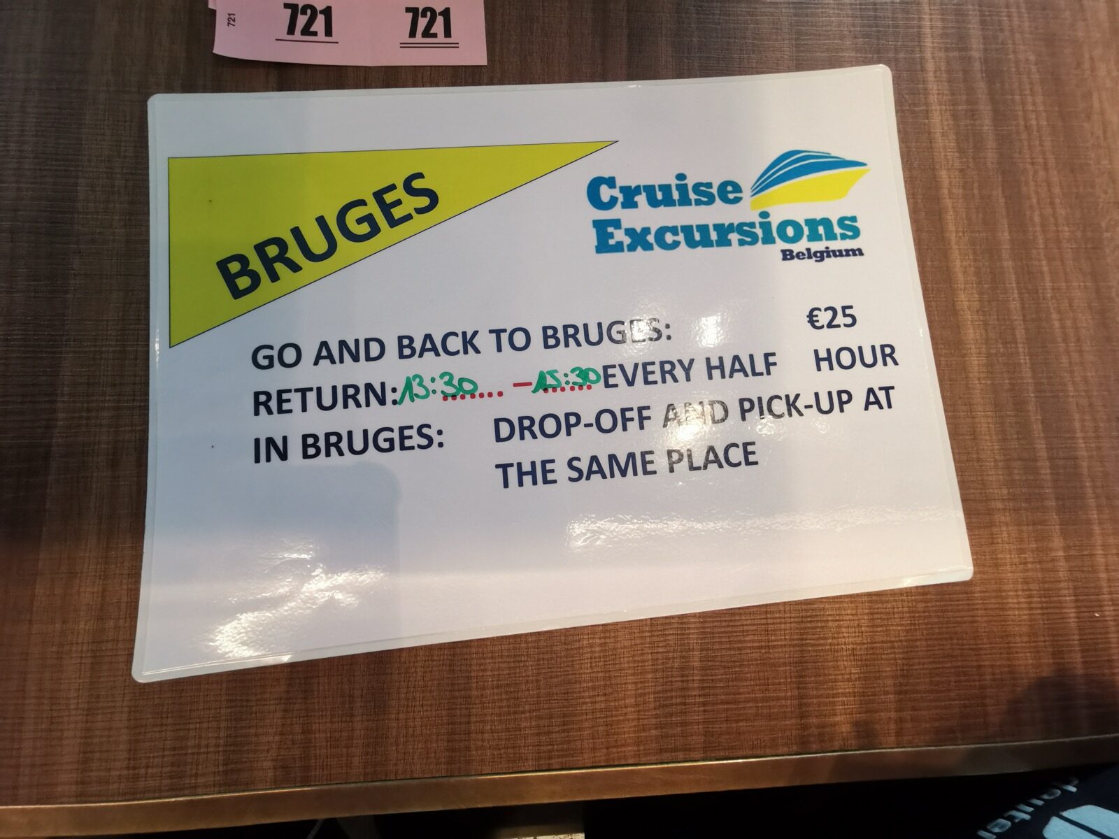 Info Shuttlebus nach Brügge