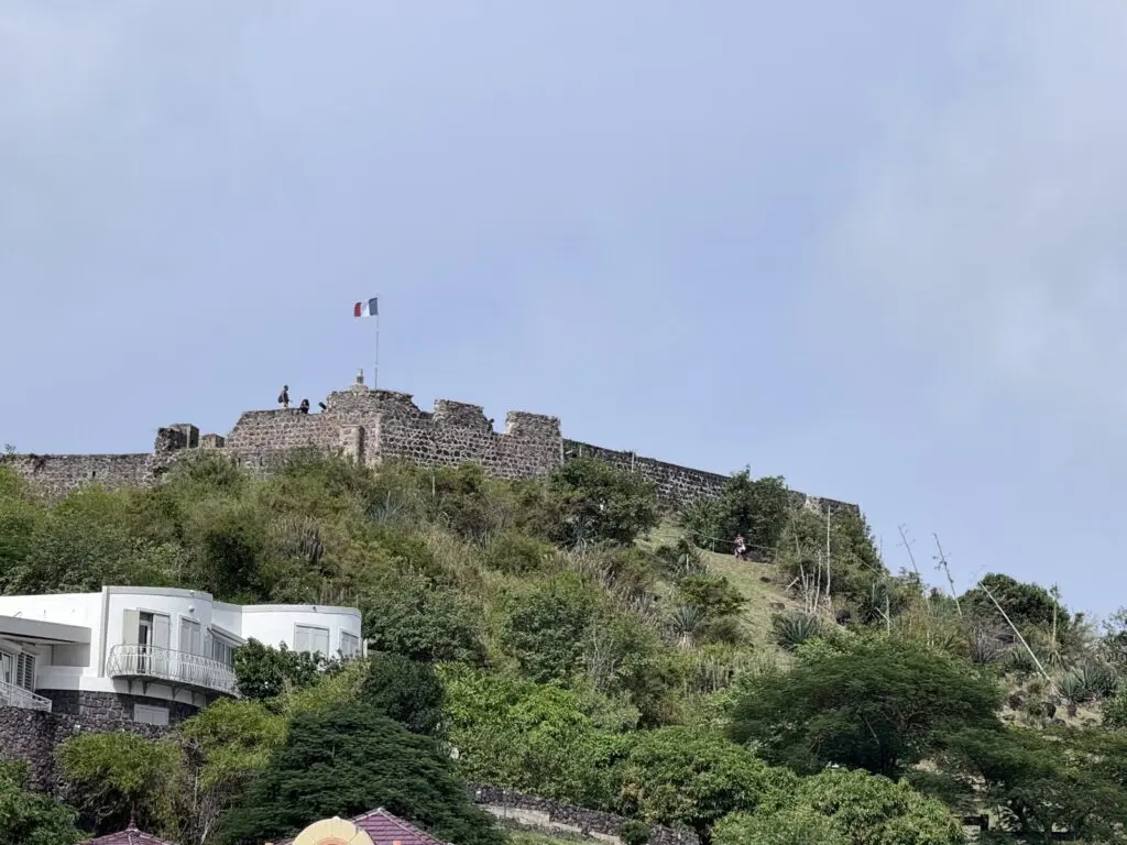 Blick auf Fort St. Louis in Marigo