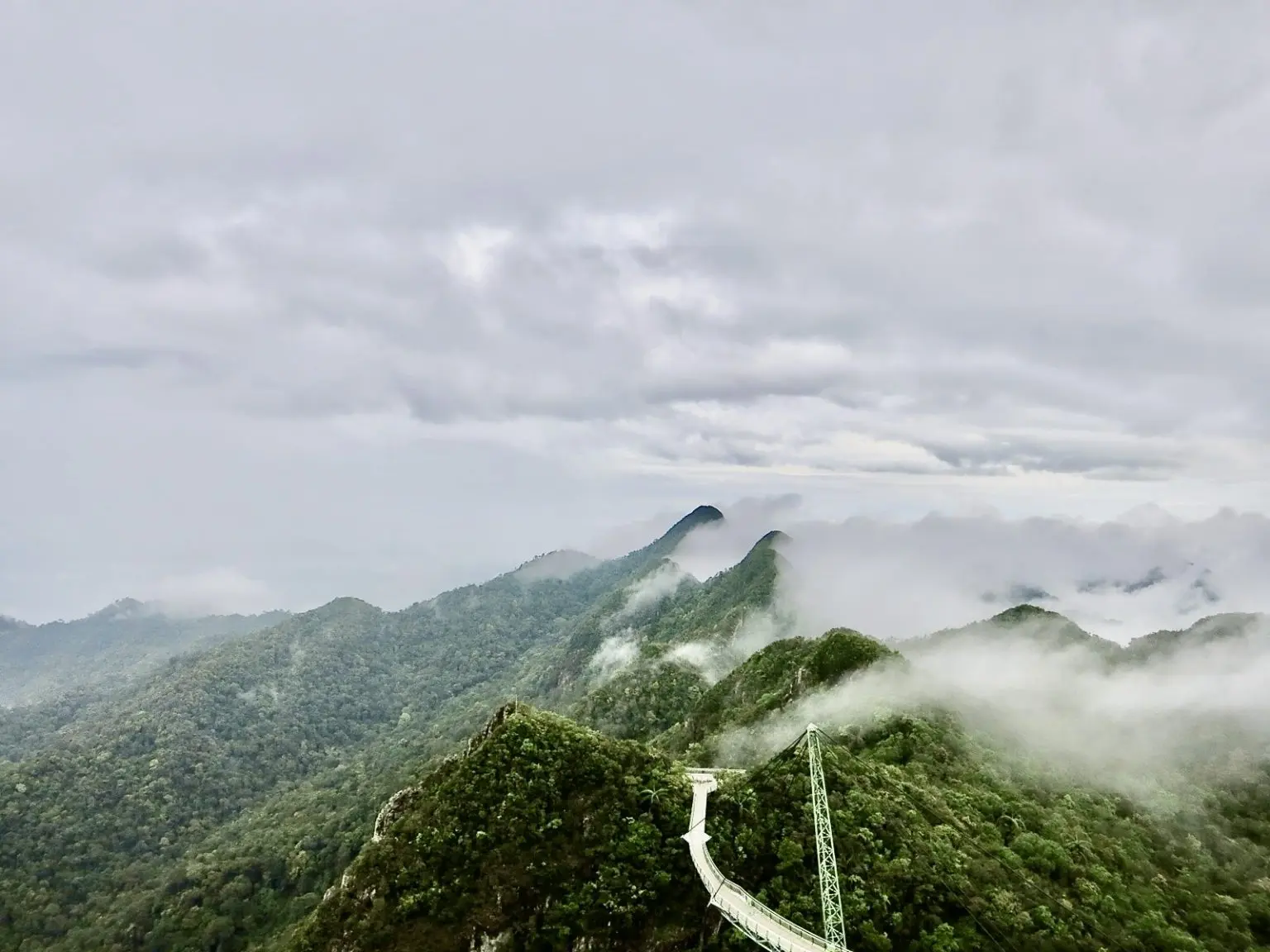 Ausblick Langkawi-Seilbahn