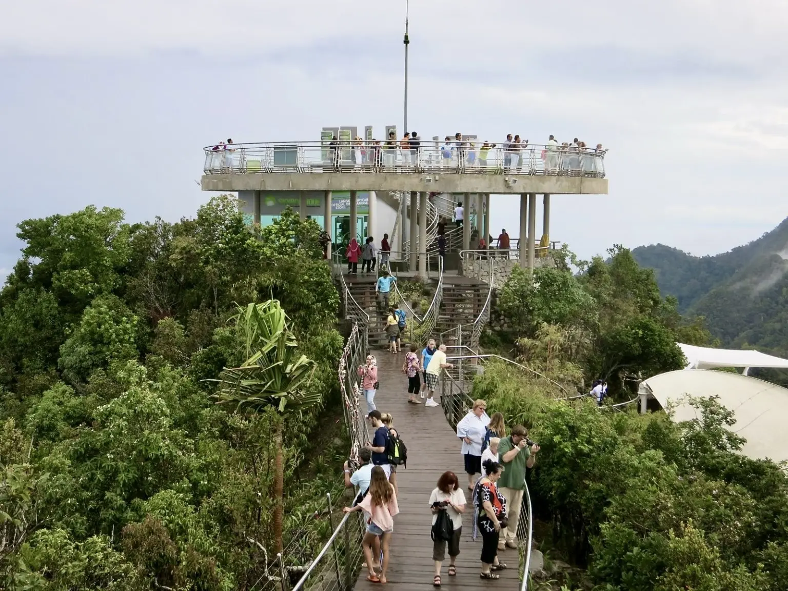 Aussichtsplattform Langkawi Seilbahn