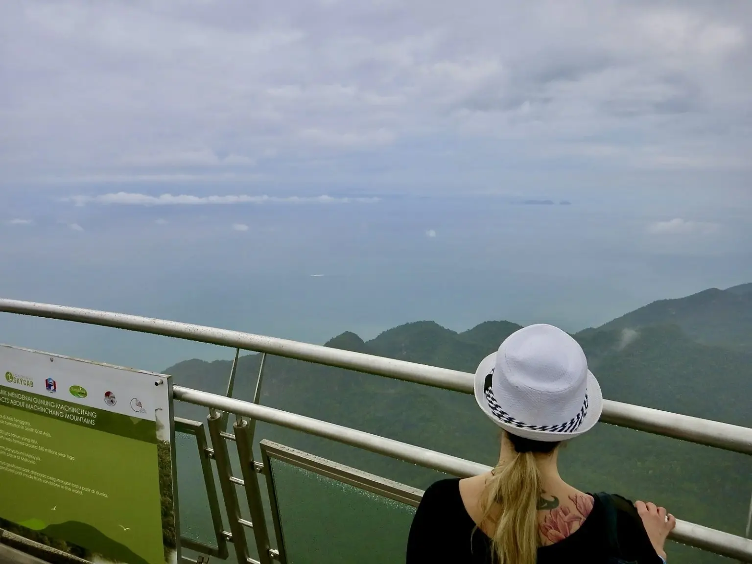 Blick auf Langkawi von Langkawi-Seilbahn
