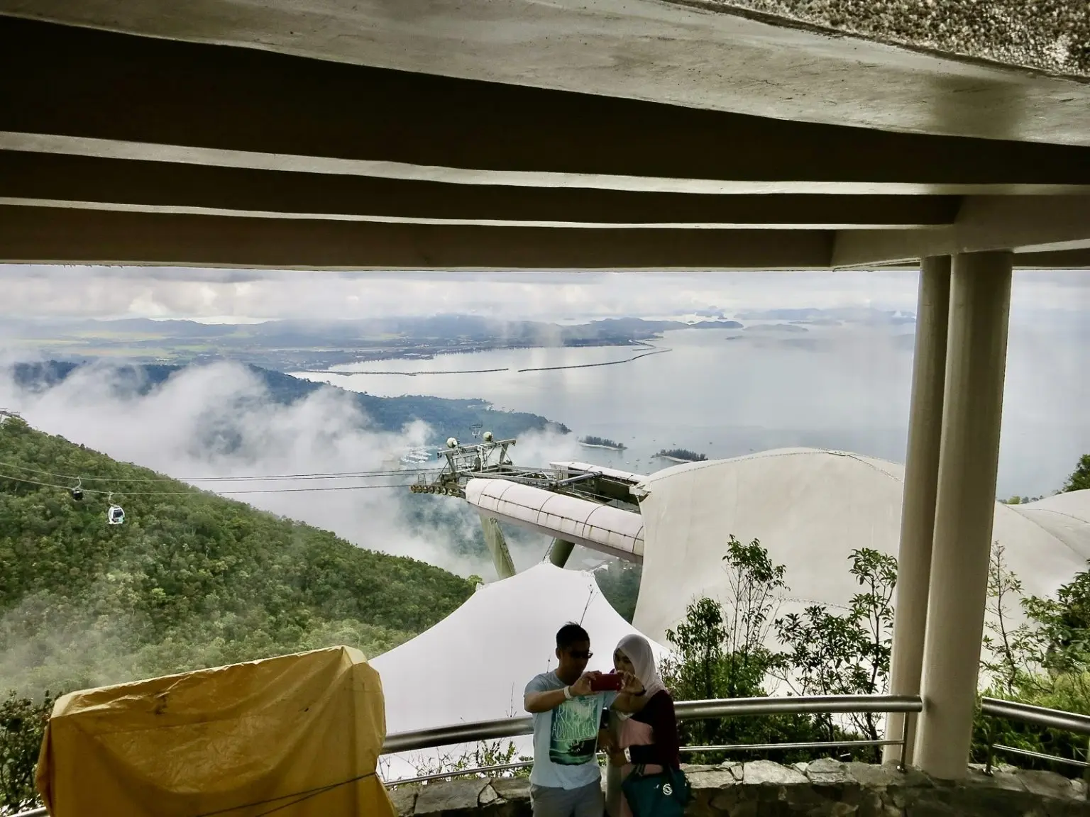 Ausblick Langkawi SkyCab Middle Station