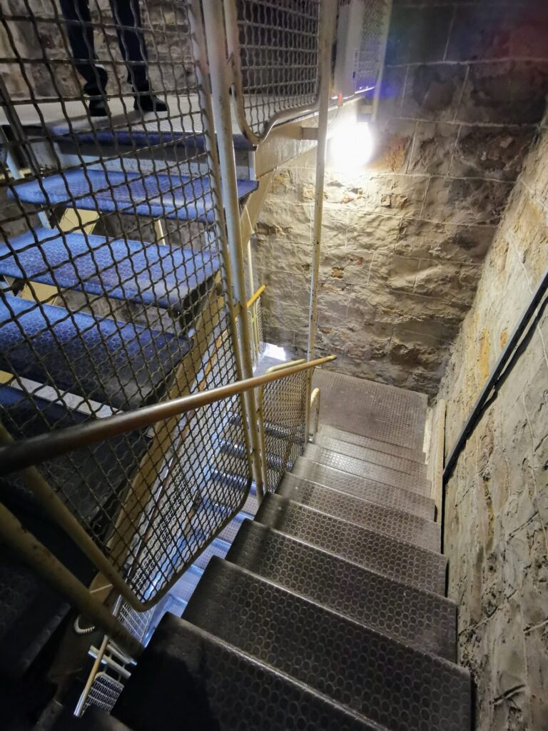 Treppe im Glockenturm Bell Tower in Koper