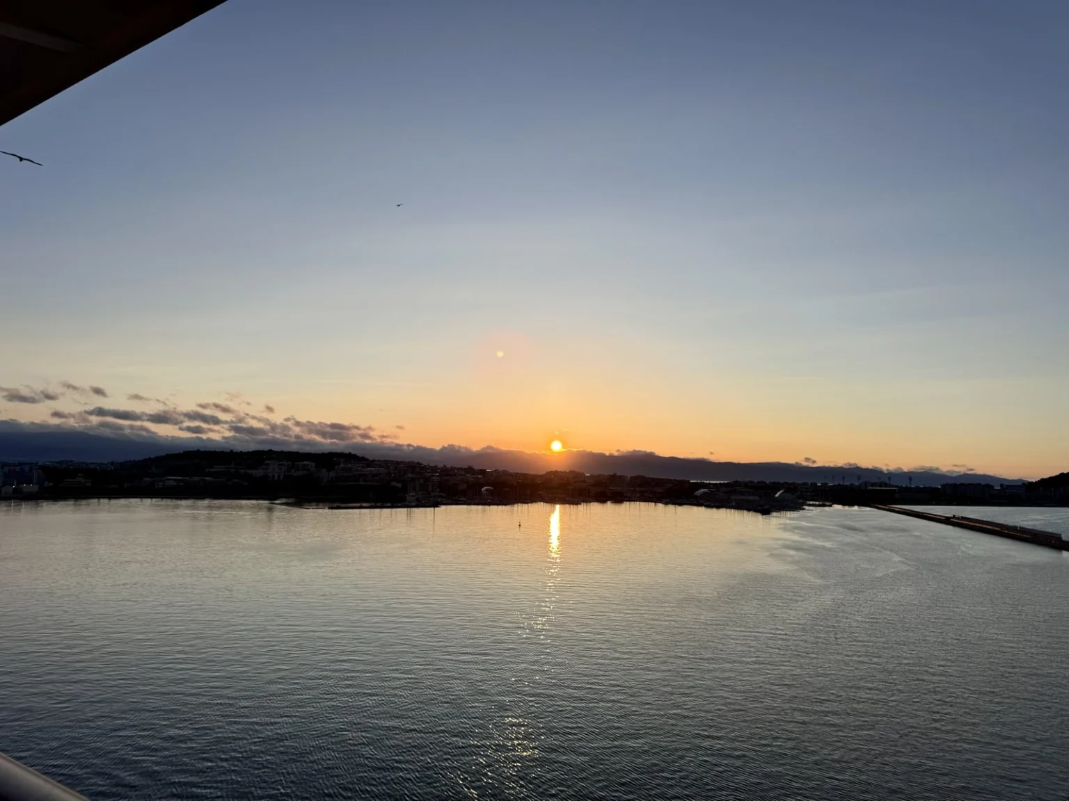 Sonnenaufgang im Cagliari