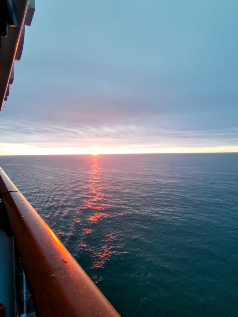 Sonnenaufgang in Cherbourg